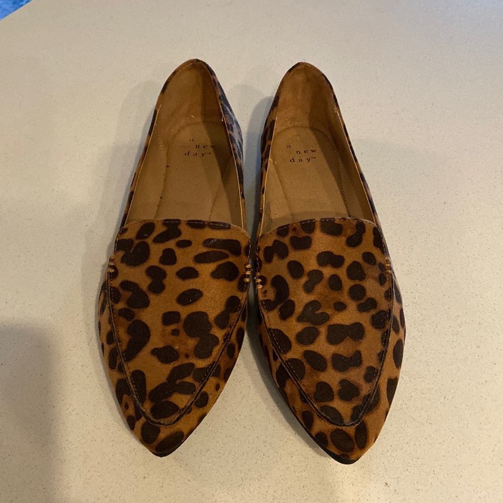Leopard Print Flats